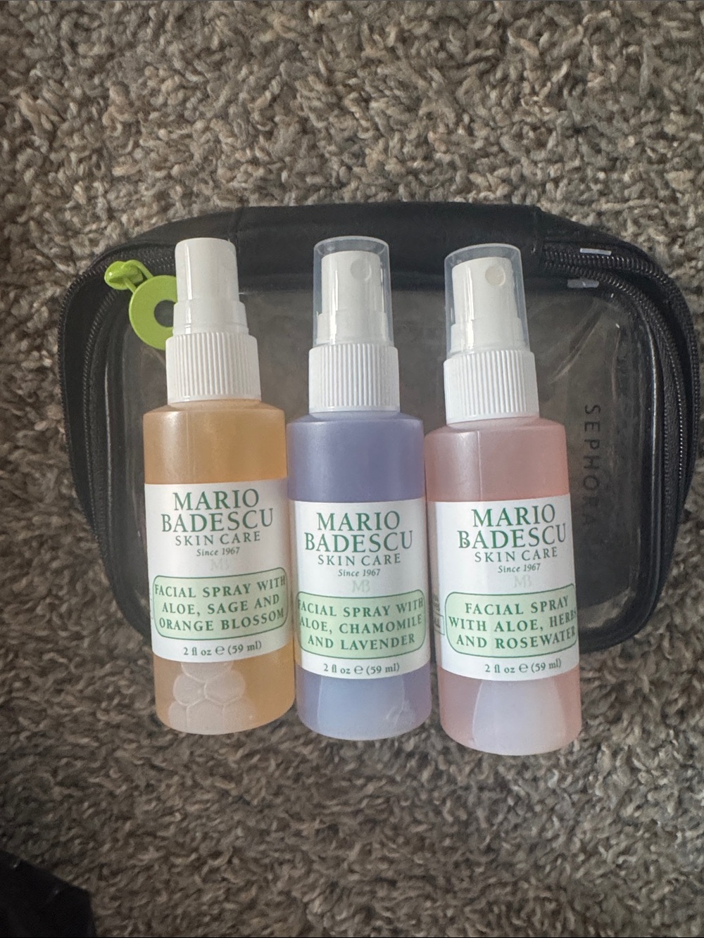 Mario Badescu Facial Sprays Trio — Orange, Lavender, Pink